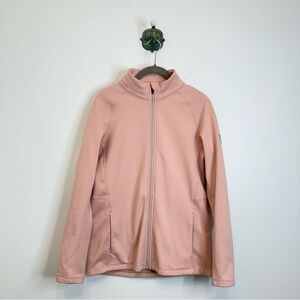 Rossignol Classique Clim Ski Mid Layer Powder Pink Jacket Full Zip Women’s Large